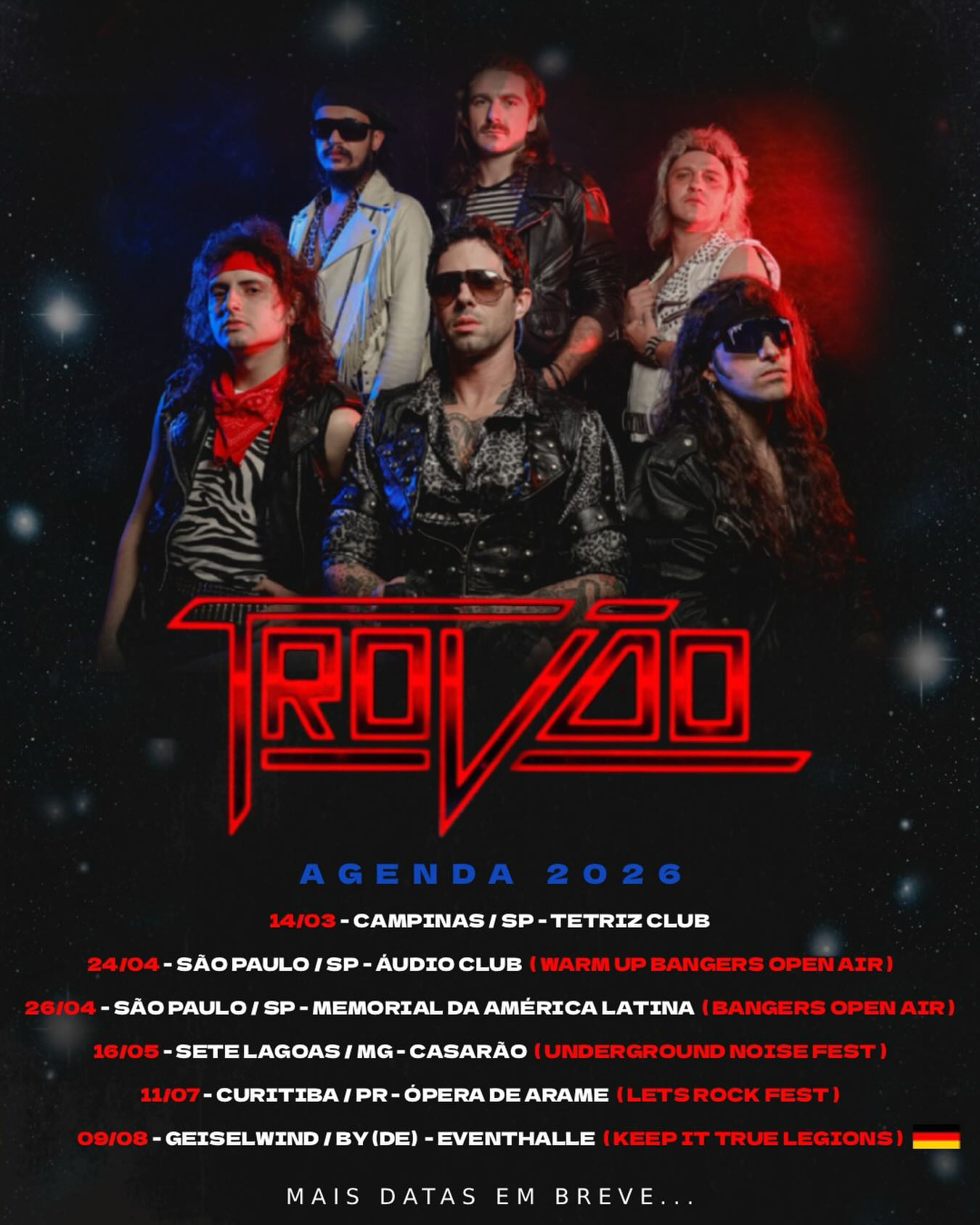 Trovão no Warm Up Bangers Open Air em São Paulo