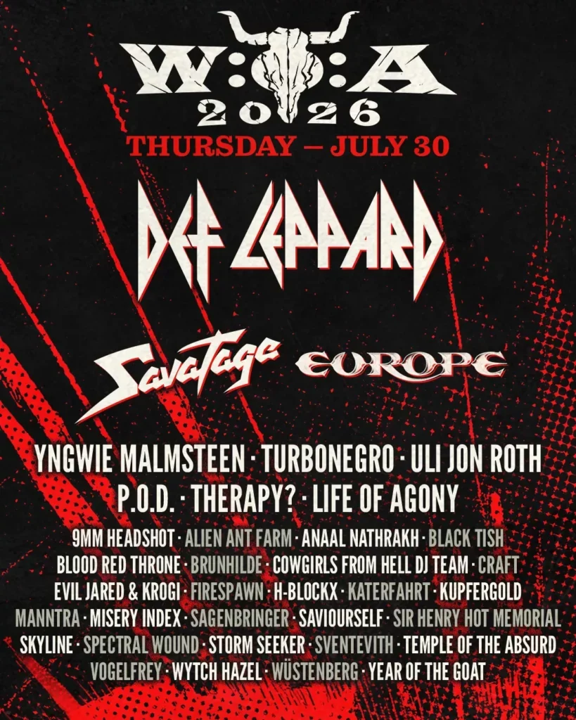 Wacken Open Air 2026 - Quinta-feira