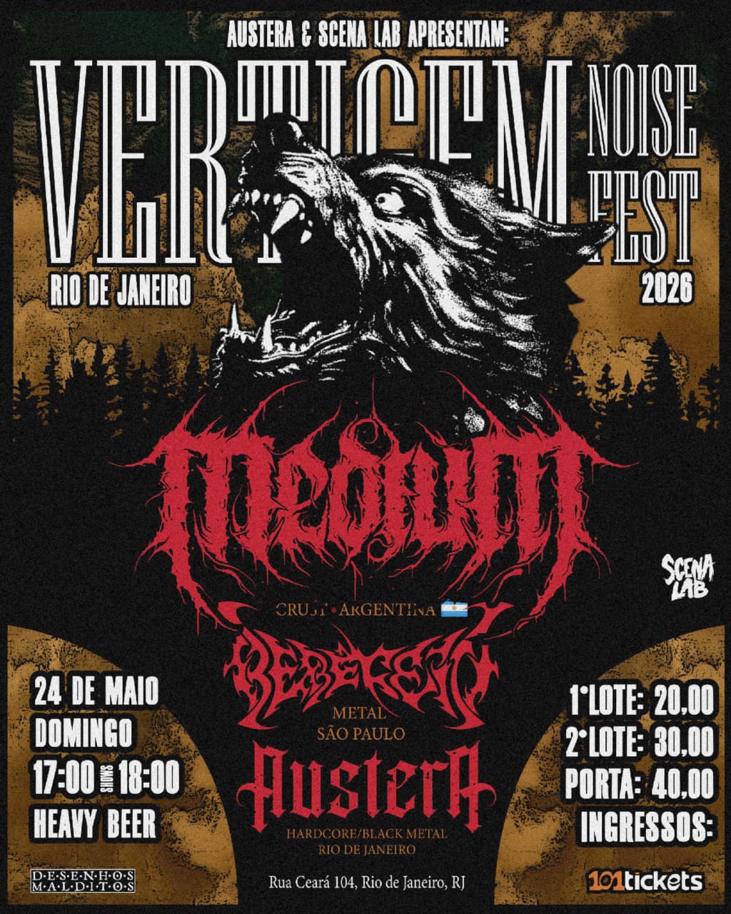 MediuM no Vertigem Noise Fest Rio de Janeiro