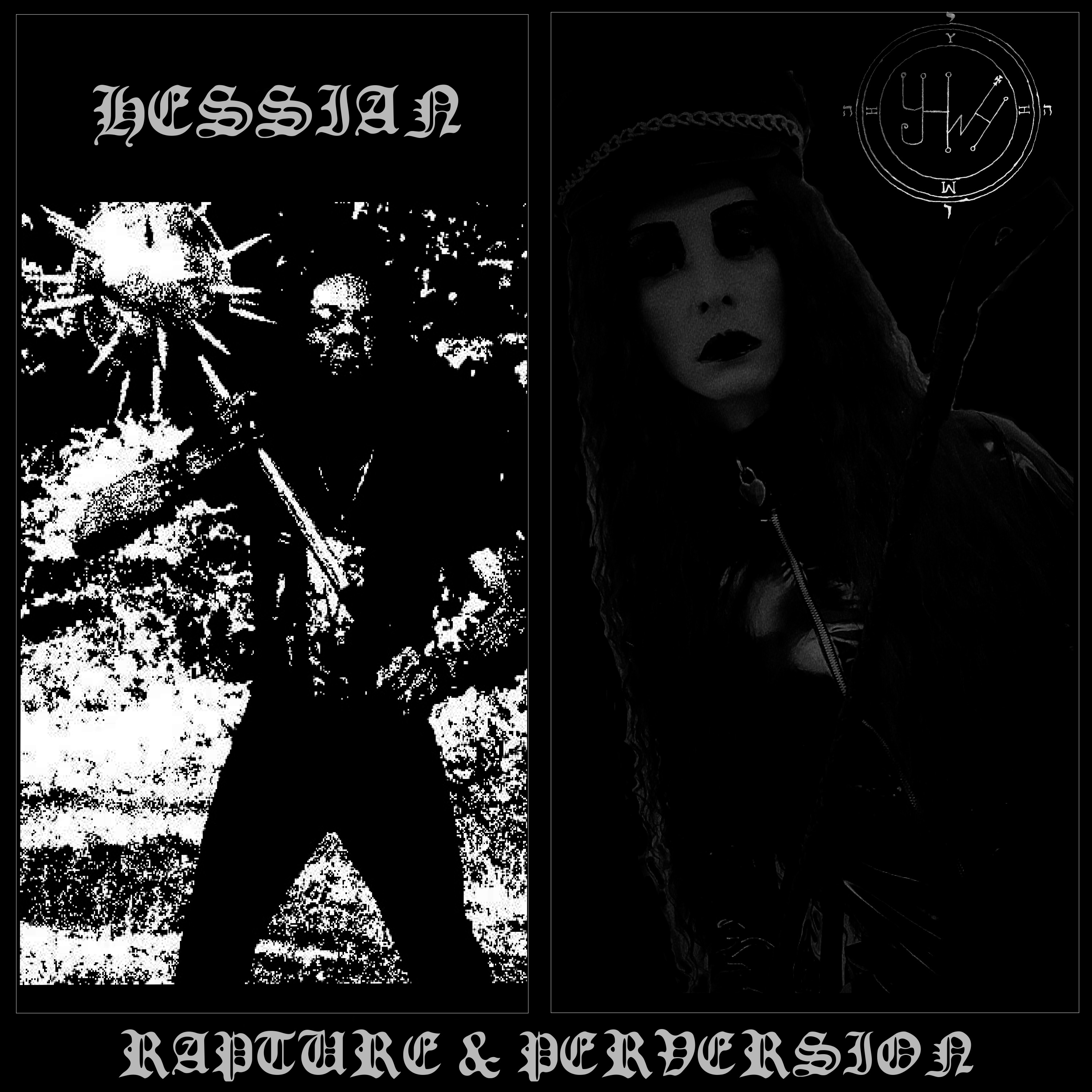 Arte interna do split EP Rapture and Perversion