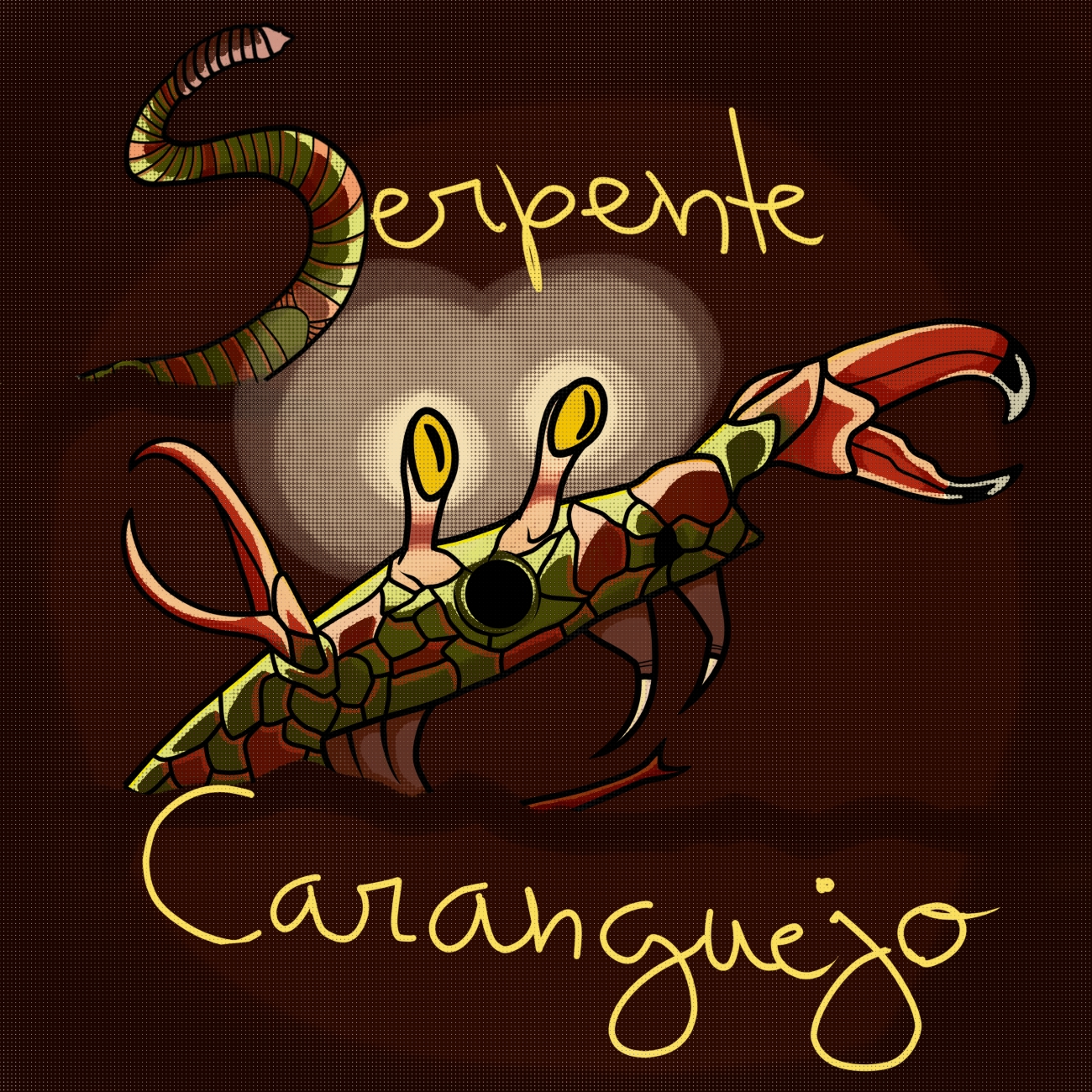 Capa do single Serpente Caranguejo — Luella