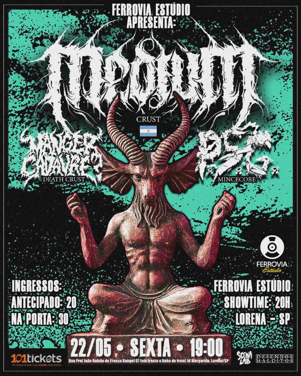 MediuM no Sangue Podre Fest em Volta Redonda